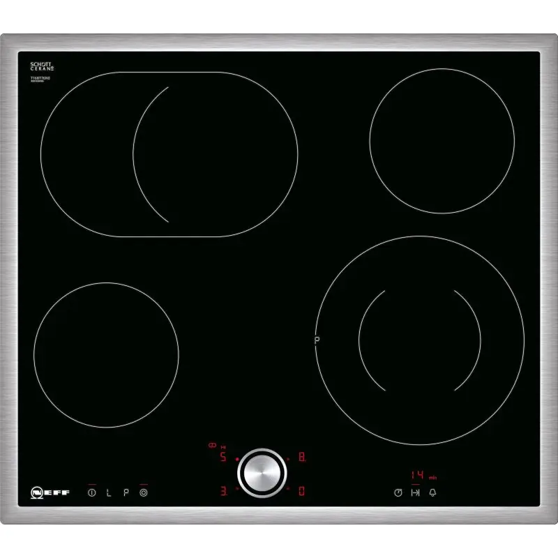 Ausverkauf Neff T16BT76N0, N 70, Elektrokochfeld, 60 cm, Mit Rahmen aufliegend