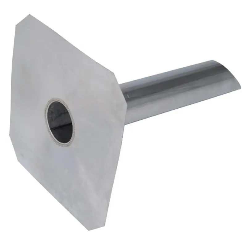 Wasserspeier Edelstahl mit glatter Klebeplatte 100/0,5mm 800mm Bestseller